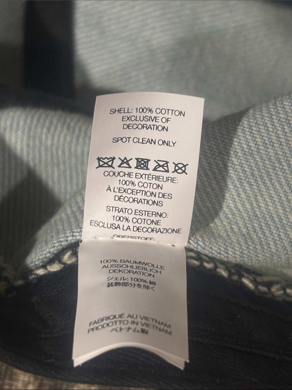 Supreme washed chino twill camp cap light wash denim 5 panel adjustable hat - Picture 10 of 10